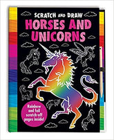 Scratch and Draw Horses and Unicorns
